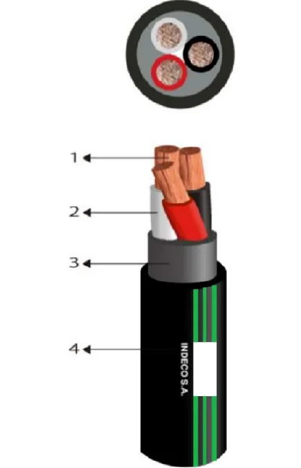 Cable Vulcanizado 3x10AWGxMetro-NMT PC